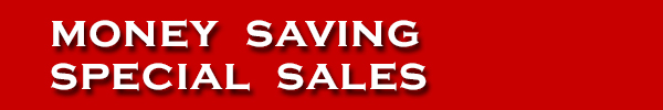 Money saving special sales